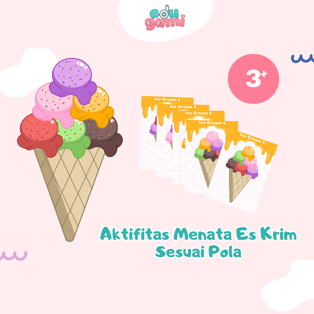 Pembelajaran Pola dengan Es Krim