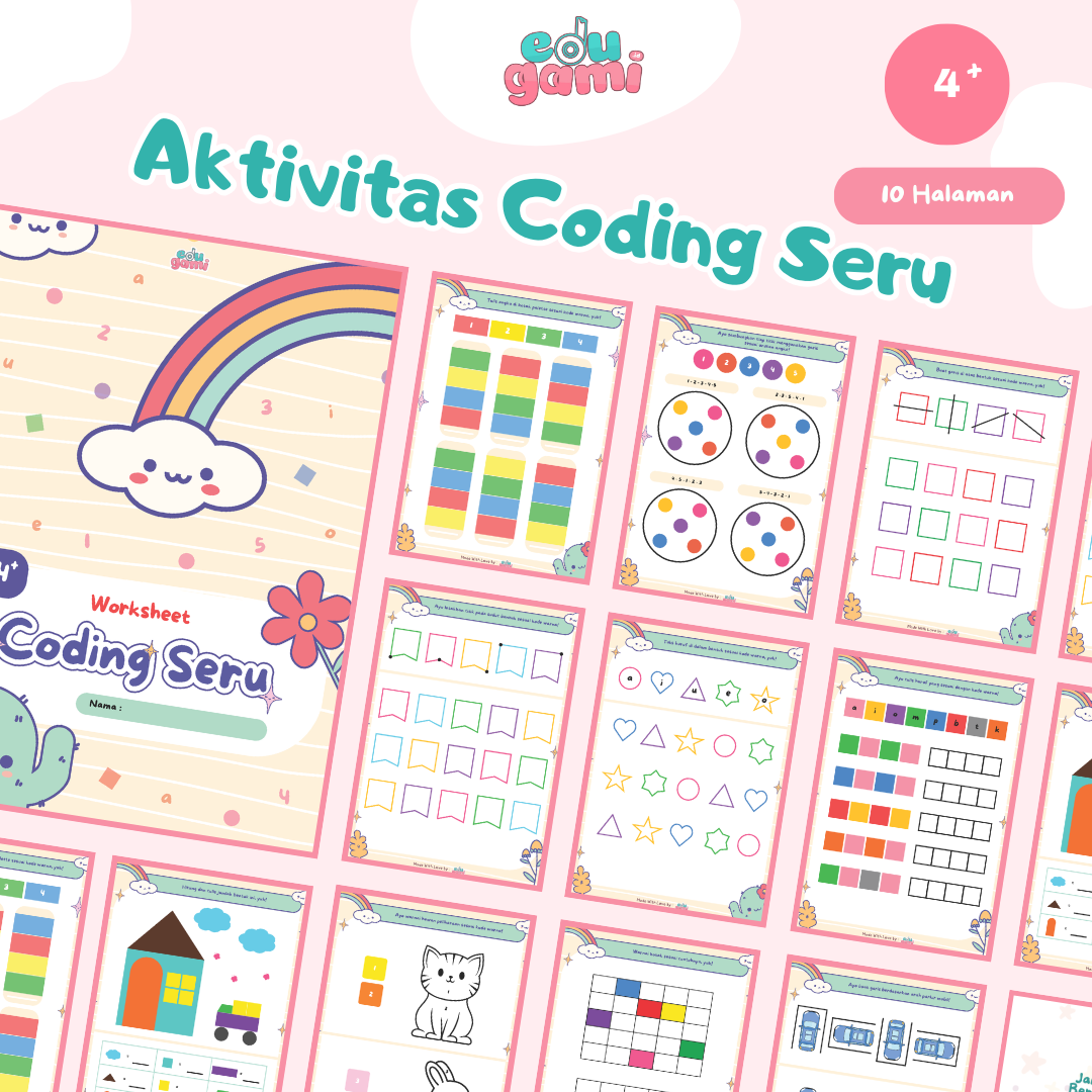 Worksheet Coding Dasar untuk Anak Sekolah Dasar